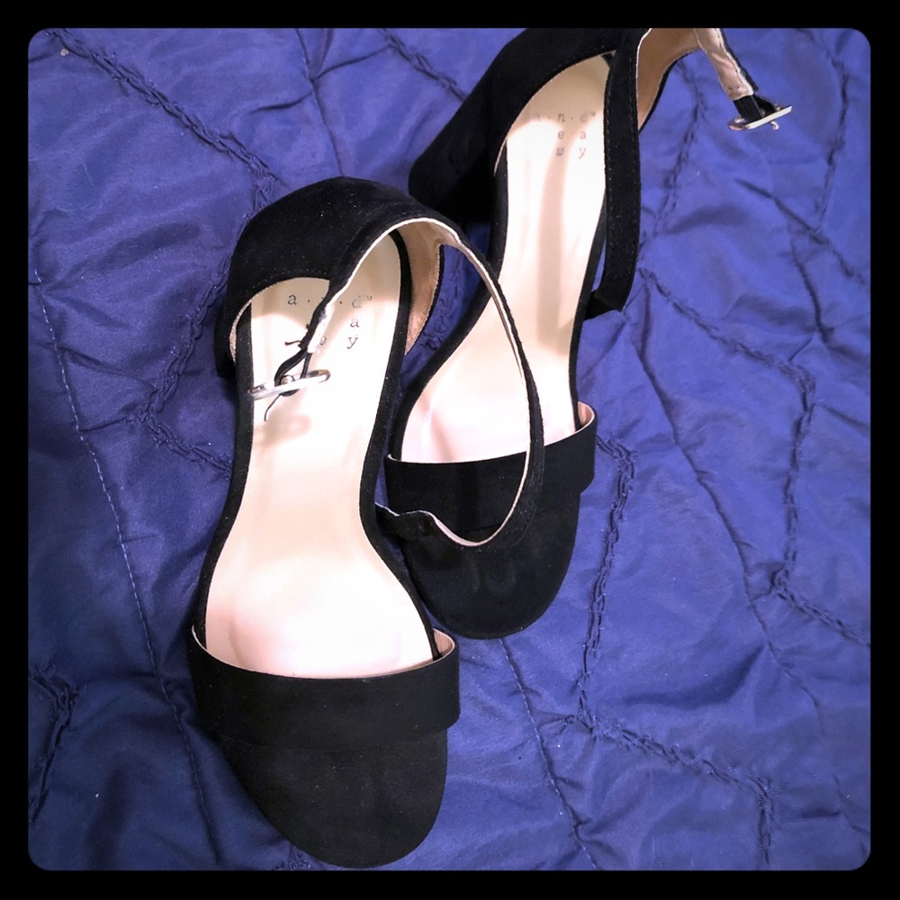Black heels